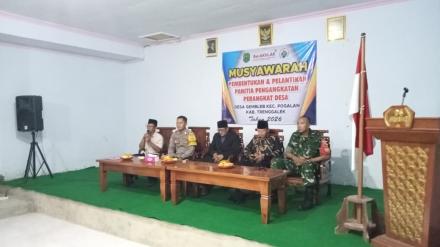 MUSYAWARAH PEMBENTUKAN PANITIA PENGANGKATAN PERANGKAT DESA